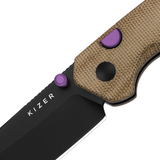 Madrac | Brown Norplex UltreX™ Micarta + Black 14C28N