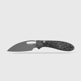 Masu | Black Vortex Micarta + Grey PVD 14C28N