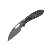 Masu | Black Vortex Micarta + Grey PVD 14C28N