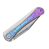 Melody | Aluminium & Crystalized Ti + Rainbow Dama