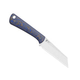 MiCrow | Blue Vortex Micarta + Stonewash AEB-L