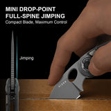 Microbe | Black Vortex Micarta + 14C28N