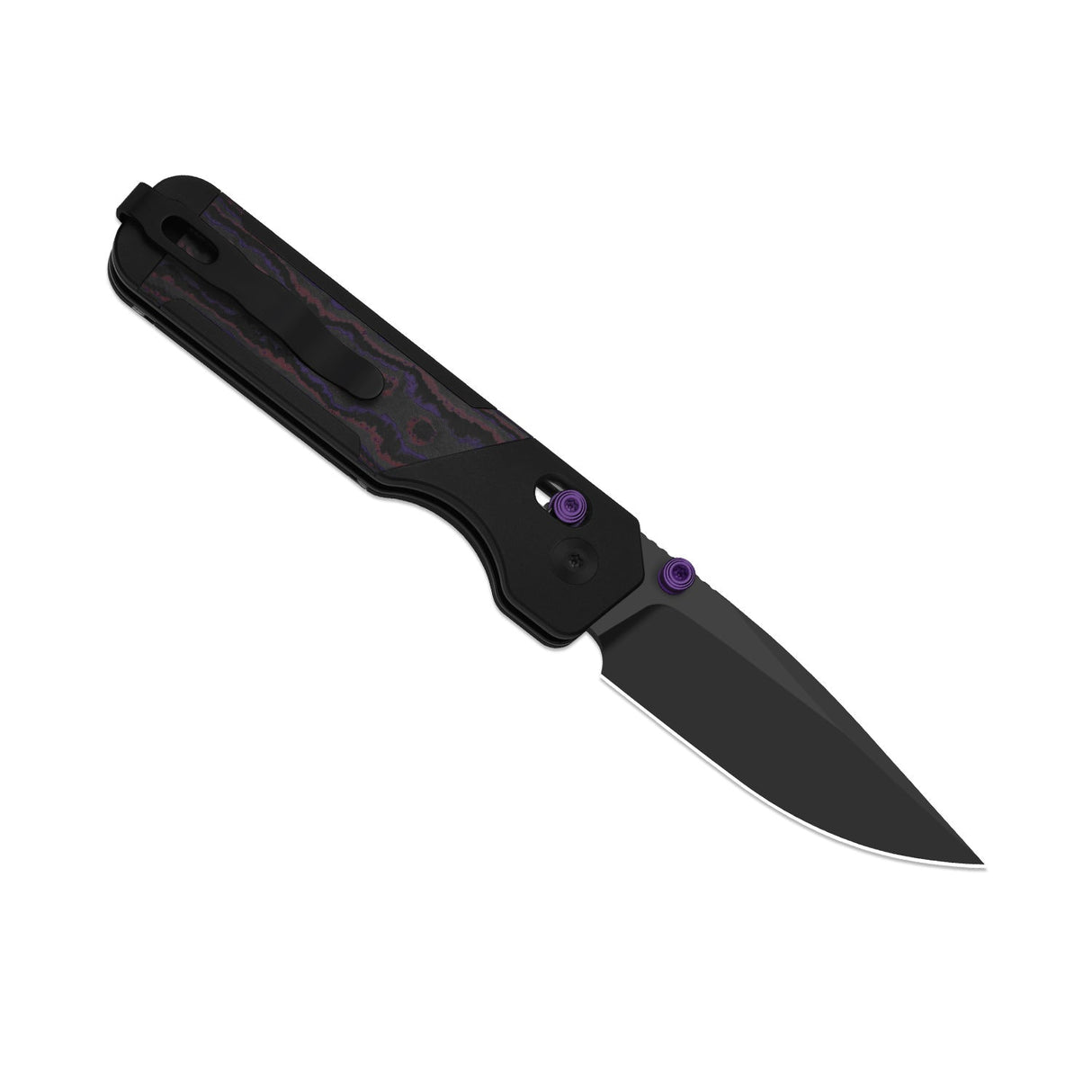 Militaw 315 | Aluminium & Fatcarbon Purple Haze + Matte DLC Ultra Elmax