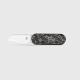Mini Bay | Black Vortex Micarta + Satin 14C28N