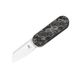 Mini Bay | Black Vortex Micarta + Satin 14C28N