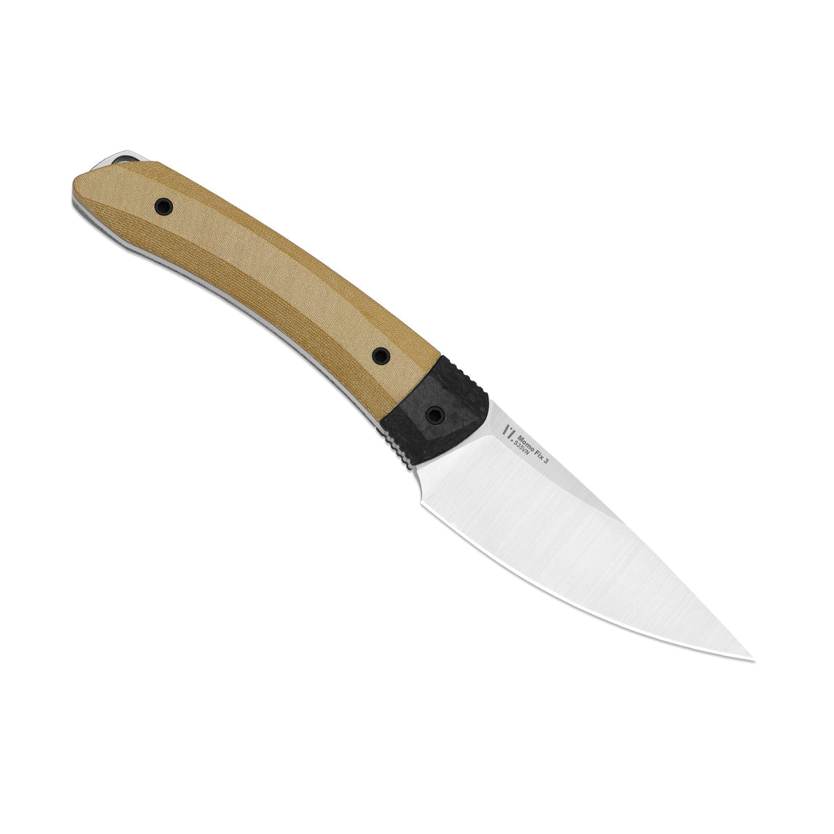 Momo Fix 3 | Norplex UltreX™ Micarta & Carbon Fiber + Satin S35VN