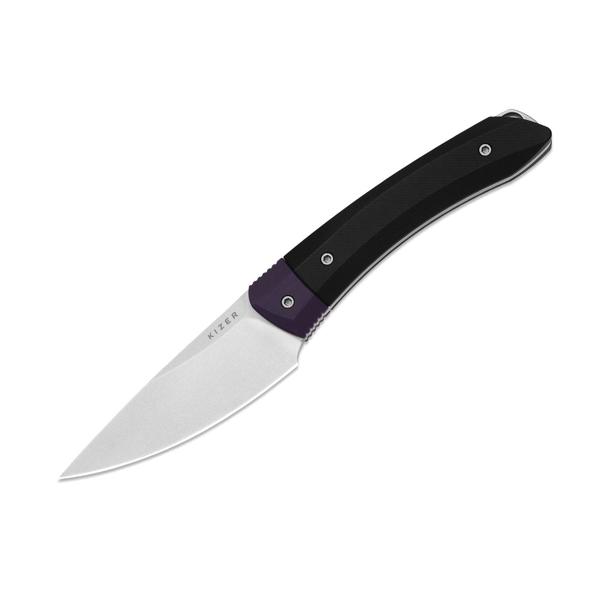 Momo Fix 3 | Black & Purple G10 + Stonewash AEB-L