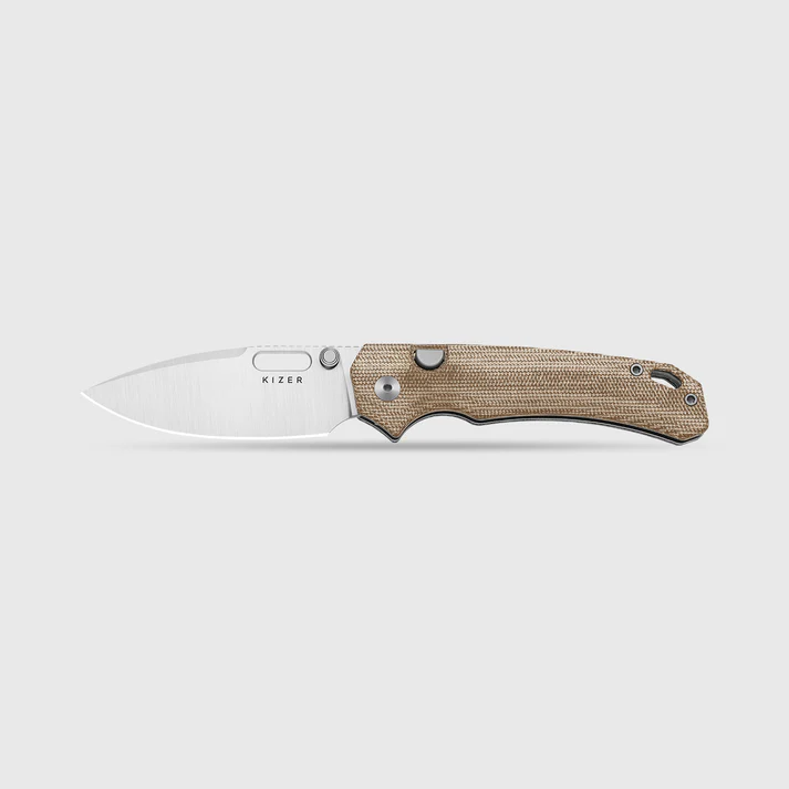 Outposter | Brown Norplex UltreX™ Micarta + Satin Nitro-V