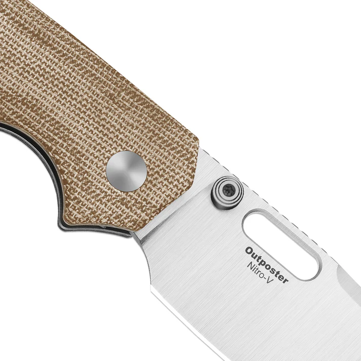 Outposter | Brown Norplex UltreX™ Micarta + Satin Nitro-V