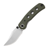 Pioneer | Green G10 + Clip Point 14C28N
