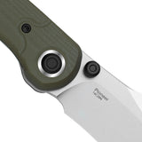 Pioneer | Green G10 + Clip Point 14C28N