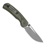 Pioneer | Green Micarta + Drop Point 14C28N