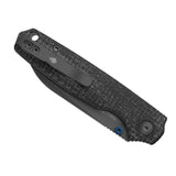 Pokiman BLL | Black Micarta + Grey PVD Drop Point AEB-L