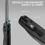 Pokiman CD | Micarta + Drop Point AEB-L