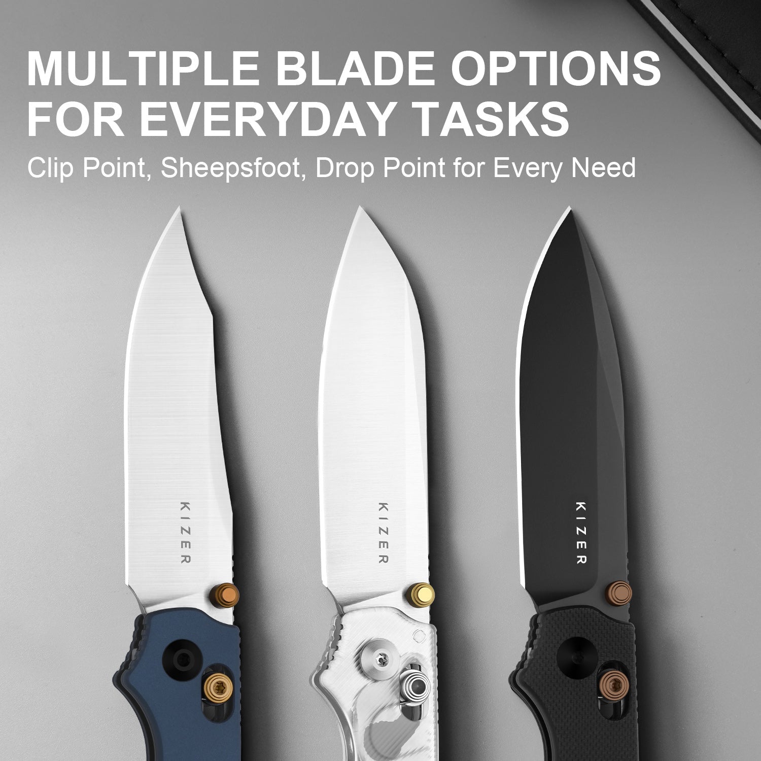 Pokiman CC | Aluminium + Clip Point AEB-L