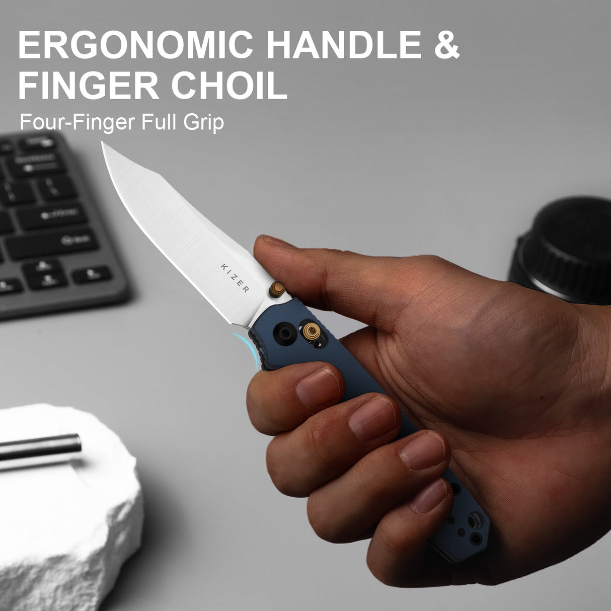 Pokiman CC | Aluminium + Clip Point AEB-L