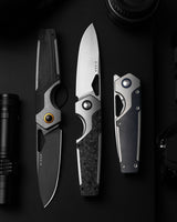 Serpentine | Ti & Carbon Fiber + Satin Elmax