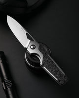 Serpentine | Ti & Carbon Fiber + Satin Elmax