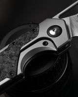 Serpentine | Ti & Carbon Fiber + Satin Elmax