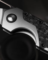 Serpentine | Ti & Carbon Fiber + Satin Elmax