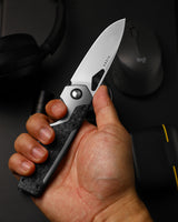 Serpentine | Ti & Carbon Fiber + Satin Elmax