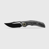 Silver Wing-lite | Ti & Carbon Fibre + Black PVD S45VN