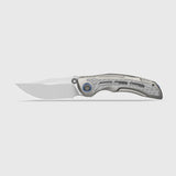 Silver Wing-lite | Ti & Carbon Fibre + Stonewash S45VN