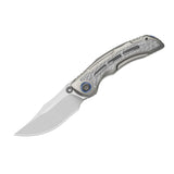 Silver Wing-lite | Ti & Carbon Fibre + Stonewash S45VN