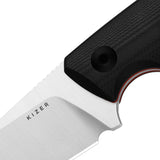 Snick | Black & Red G10 + Satin AEB-L