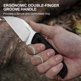 Snick | Black & Red G10 + Satin AEB-L