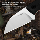 Snick | Black & Red G10 + Satin AEB-L