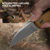 Snick | Brown & Black G10 + Grey Stonewashed AEB-L