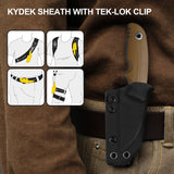 Snick | Brown & Black G10 + Grey Stonewashed AEB-L