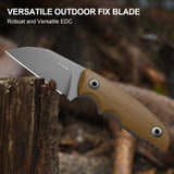 Snick | Brown & Black G10 + Grey Stonewashed AEB-L