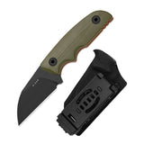 Snick | Green & Orange G10 + Blackwashed AEB-L