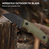 Snick | Green & Orange G10 + Blackwashed AEB-L