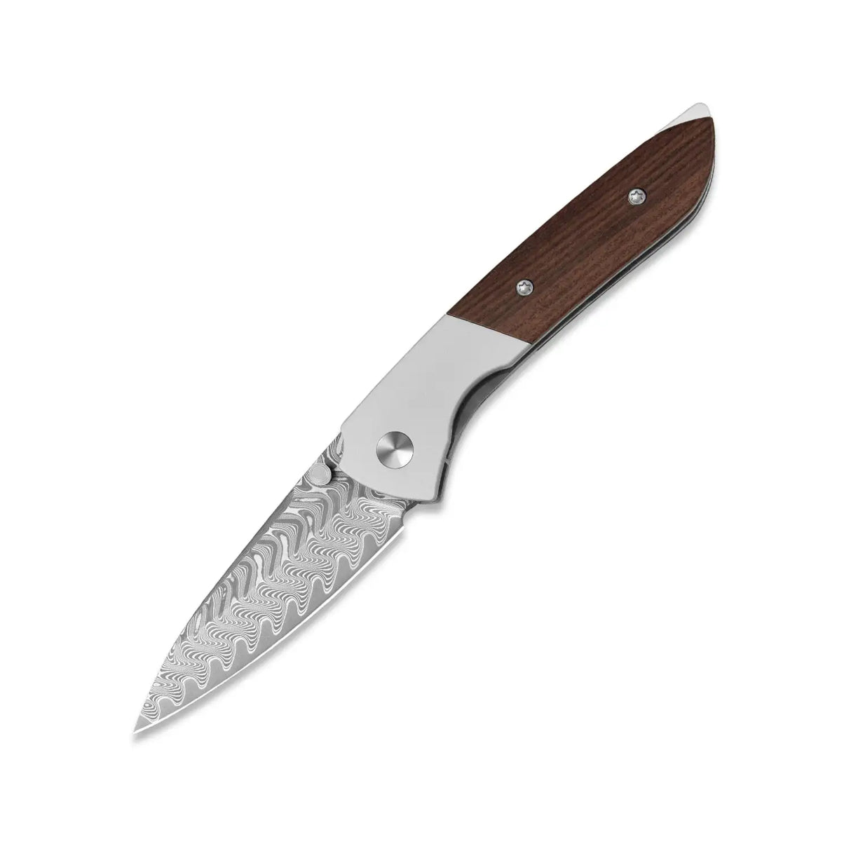 Spitfire | Damascus + Aluminium/Wood