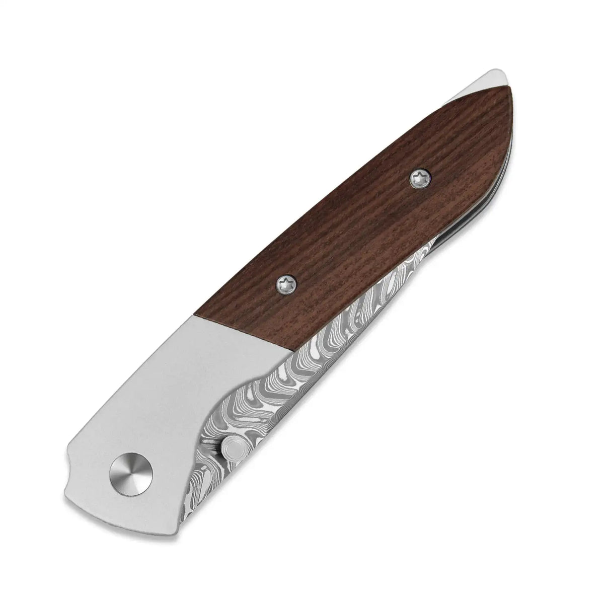 Spitfire | Damascus + Aluminium/Wood