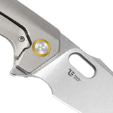 Takahe | Grey Titanium + Stonewash S35VN