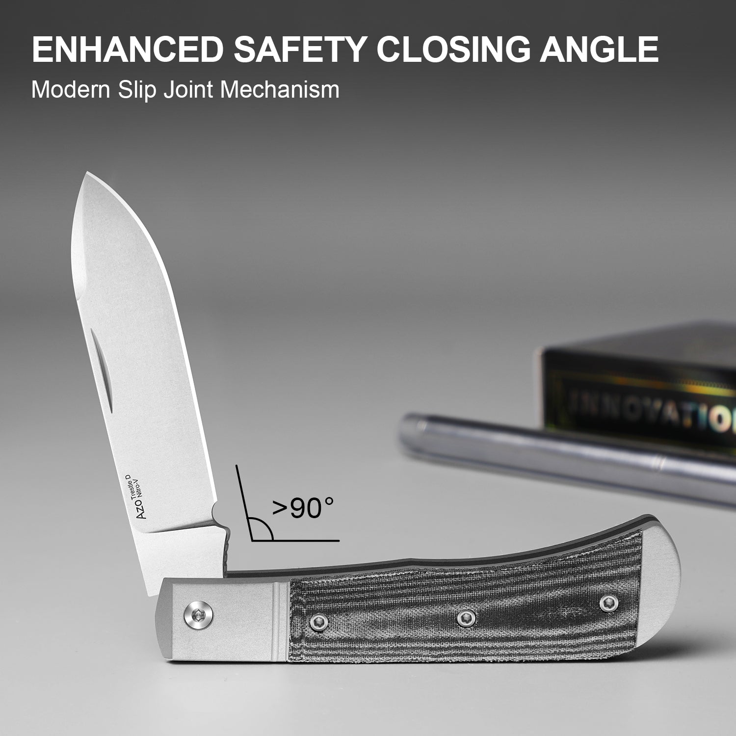 Trestle D | Norplex UltreX™ Micarta + Stonewashed Nitro-V