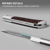 Trestle D | Leopard Wood + Damascus