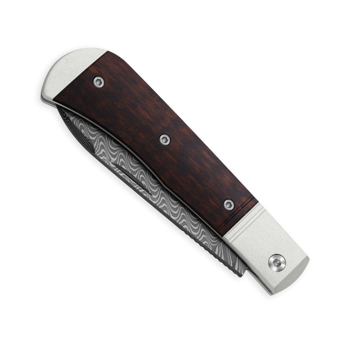 Trestle D | Leopard Wood + Damascus