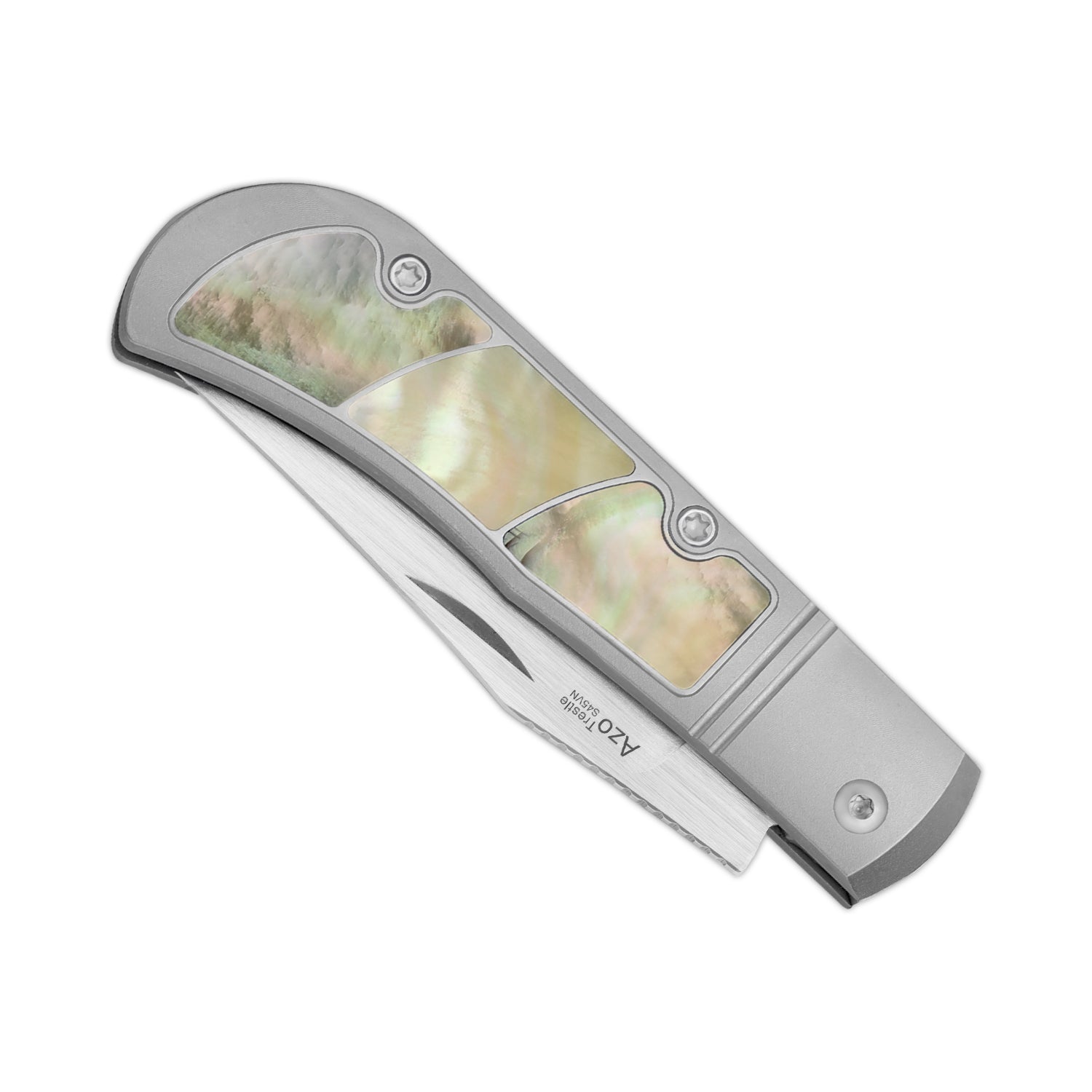 Trestle | Titanium & Mother of Pearl + S45VN