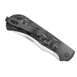 Trestle TP AirTi - Dual Blade | Aluminum & Vortex Micarta + Satin BD1N
