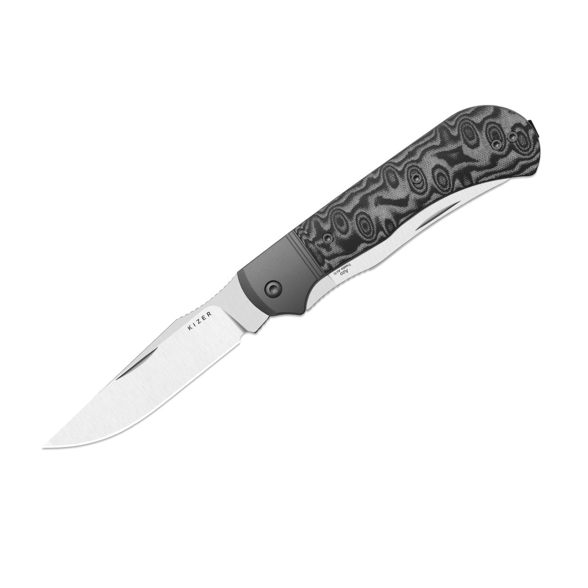 Trestle TP AirTi - Dual Blade | Aluminum & Vortex Micarta + Satin BD1N