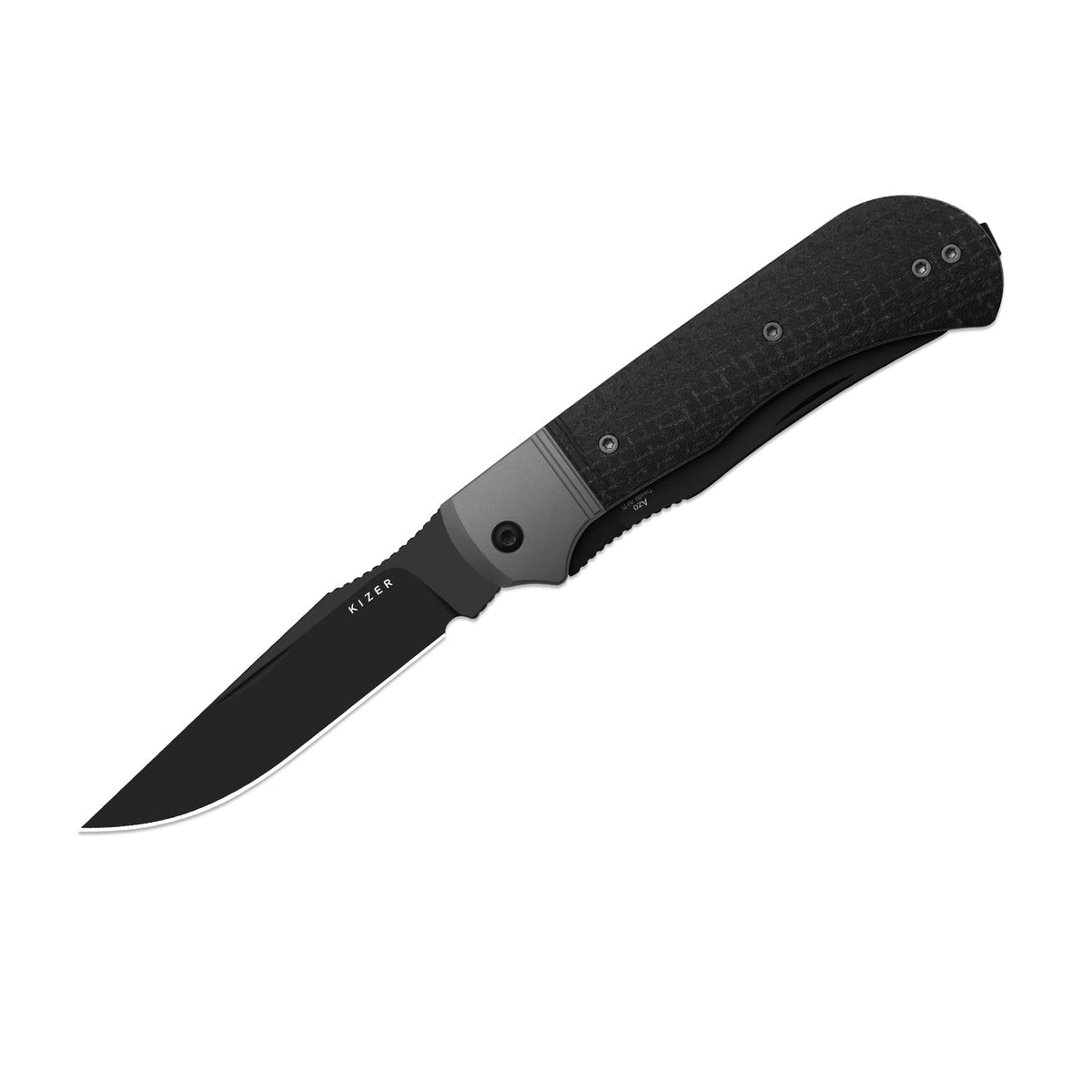 Trestle TP AirTi - Dual Blade | Aluminum & Micarta + Black PVD BD1N