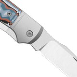 Trestle TP AirTi - Dual Blade | Aluminum & Vortex Micarta + Satin BD1N