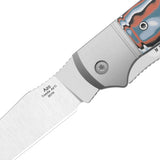 Trestle TP AirTi - Dual Blade | Aluminum & Vortex Micarta + Satin BD1N