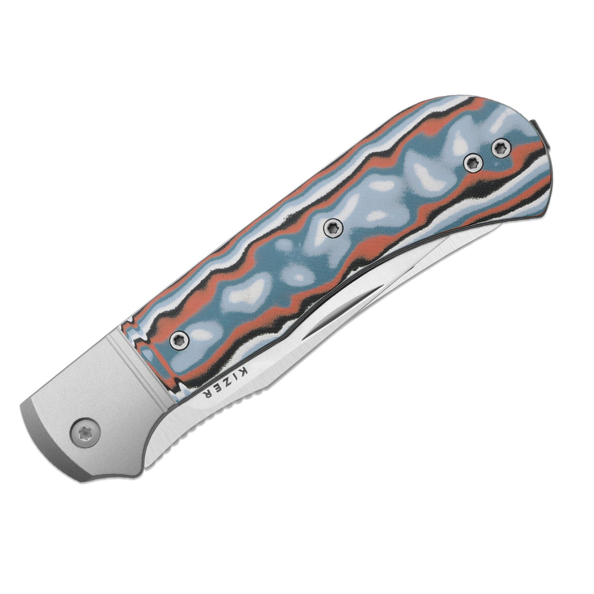 Trestle TP AirTi - Dual Blade | Aluminum & Vortex Micarta + Satin BD1N