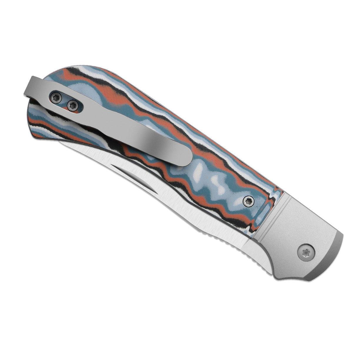 Trestle TP AirTi - Dual Blade | Aluminum & Vortex Micarta + Satin BD1N